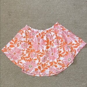 Aerie Pink and Orange Floral Skirt